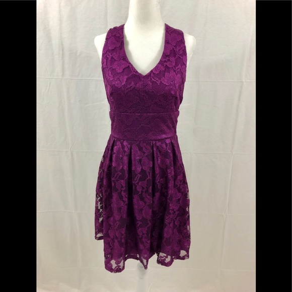 B Darlin Dresses & Skirts - B. Darling Lace Dress, Size 5/6, Burgandy